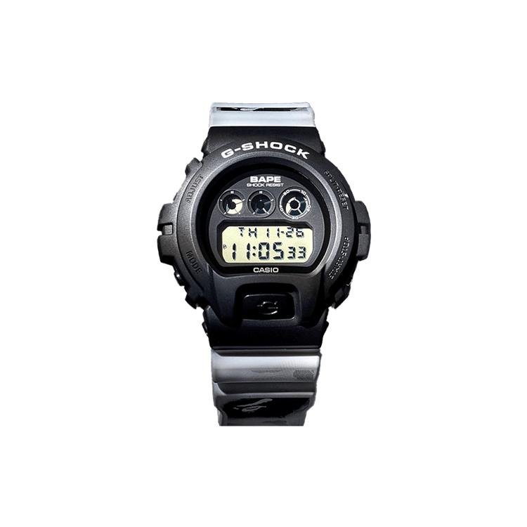 CASIO Men G-SQUAD Series Black Watch DW-6900BAPE20-1PFP Black Dial