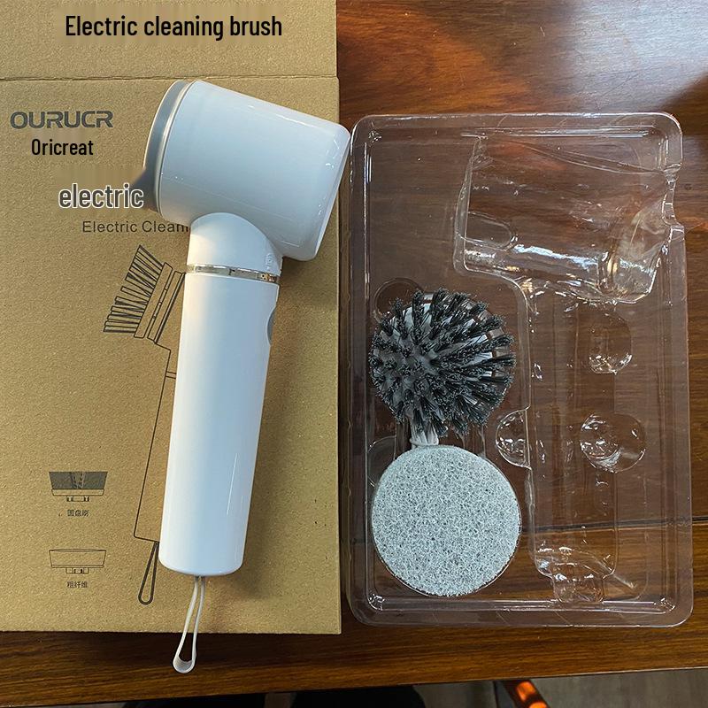 Cordless Electric Cleaning Brush for Kitchen & Bathroom: Multipurpose Dish & Pot Scrubber