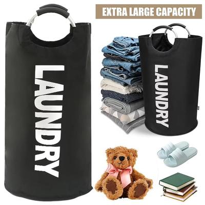 1pc Dirty Clothes Dirty Fabric Storage Basket Foldable Large Size Dirty Cloth Storage Bucket for Waterproof Laundry Toy