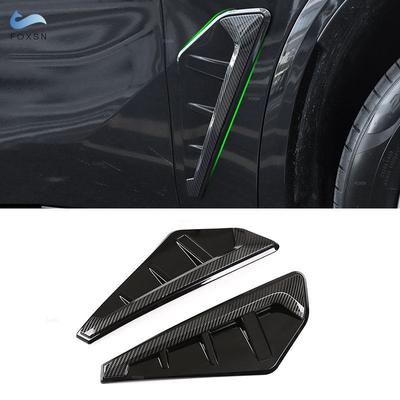For BMW X5 G05 M Series X5M    2pcs Car Exterior Side Wing Air Flow Fender Grill Outlet Intake Vent Decoration Trim