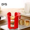 1/2ks Červený hrnek s držákem na sušenky Stojan na 10 sušenek Plastový kelímek Postranní Organizér na sušenky Čerstvost-Utěsnění Zásobník na sušenky Skladování Červený kelímek na sušenky s úložným prostorem