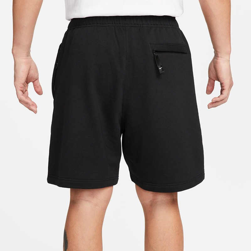 New Nike Solo Swoosh Casual Shorts Men's Black DX0818-010