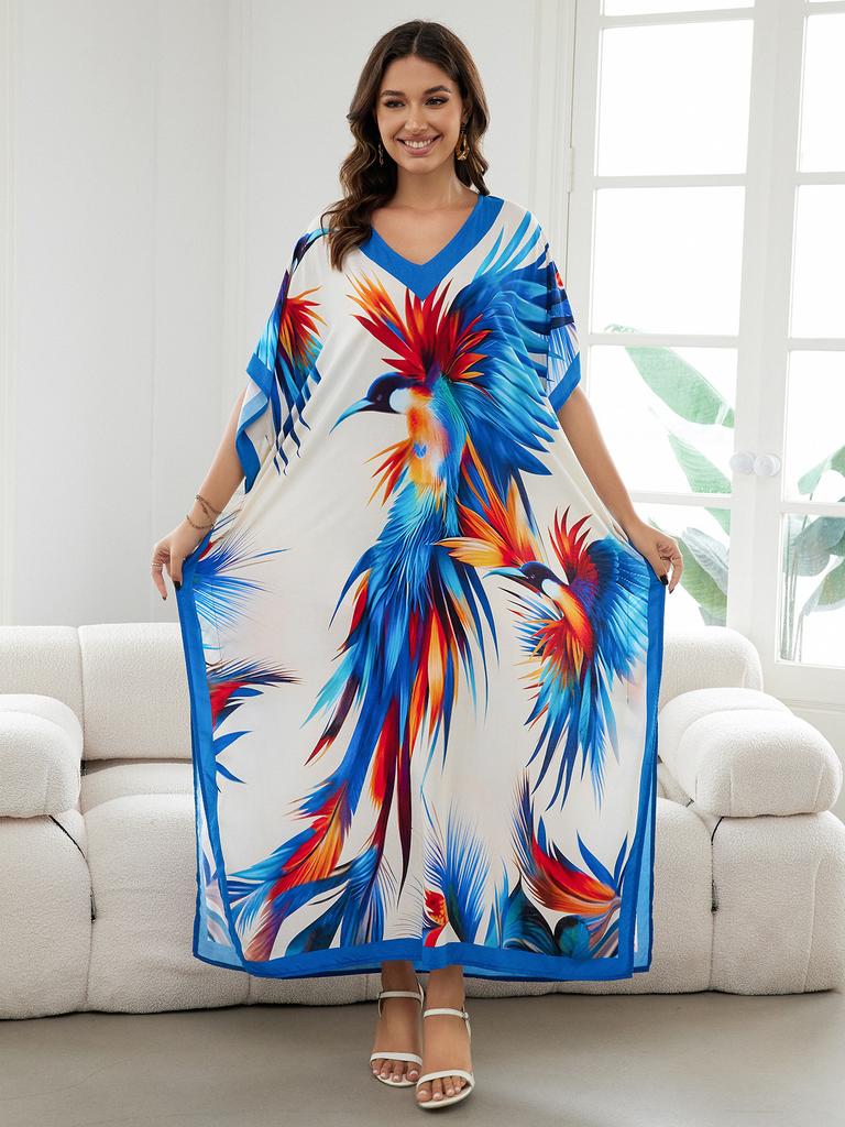 Beach dress, long dress, loose robe, bikini swimsuit, overcoat, sunscreen shirt.