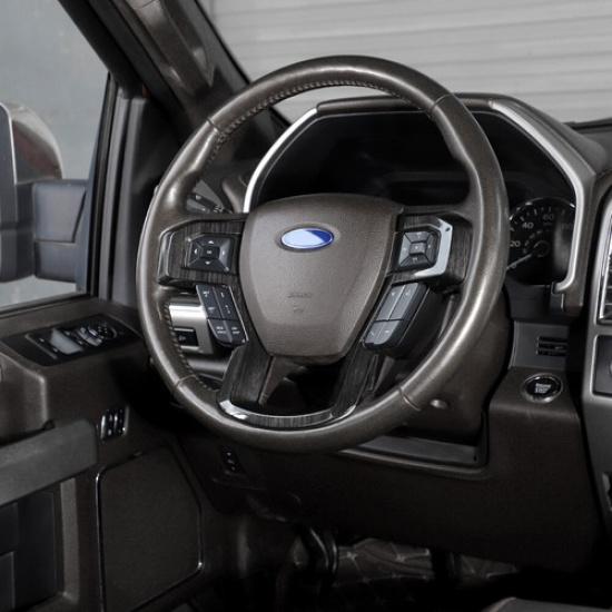 Car Steering Wheel Trim Decoration Cover Kit for Ford F150 F250 F350 Accessories