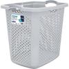 Extra Large Plastic Laundry Hamper 2.5 Bushel Durable with Four Handles Ventilated Design Ideal Clothing Toys Sports Equipment