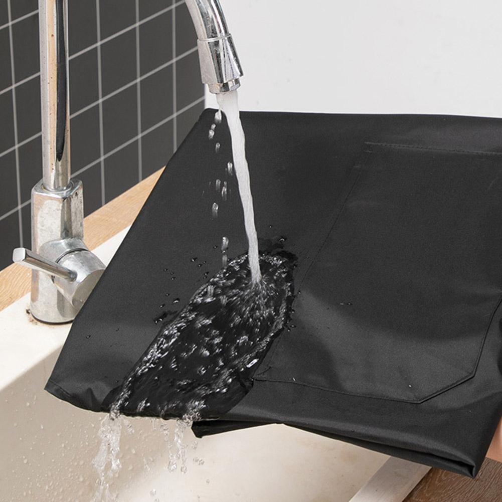 Tattoo Handmade Quality Waterproof Working Apron with Neck Straps Tools Pockets Kitchen Oil Resistant Aprons Home Apron