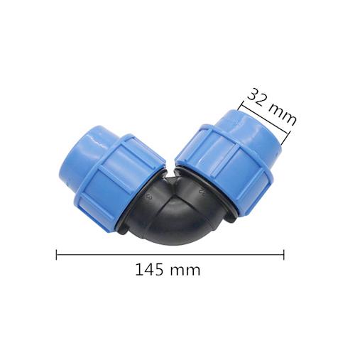 1/20/25/32mm PVC PE Tube Water Splitter Elbow Connector for Garden Farm Irrigation Pipe Hose Joint 1Pc