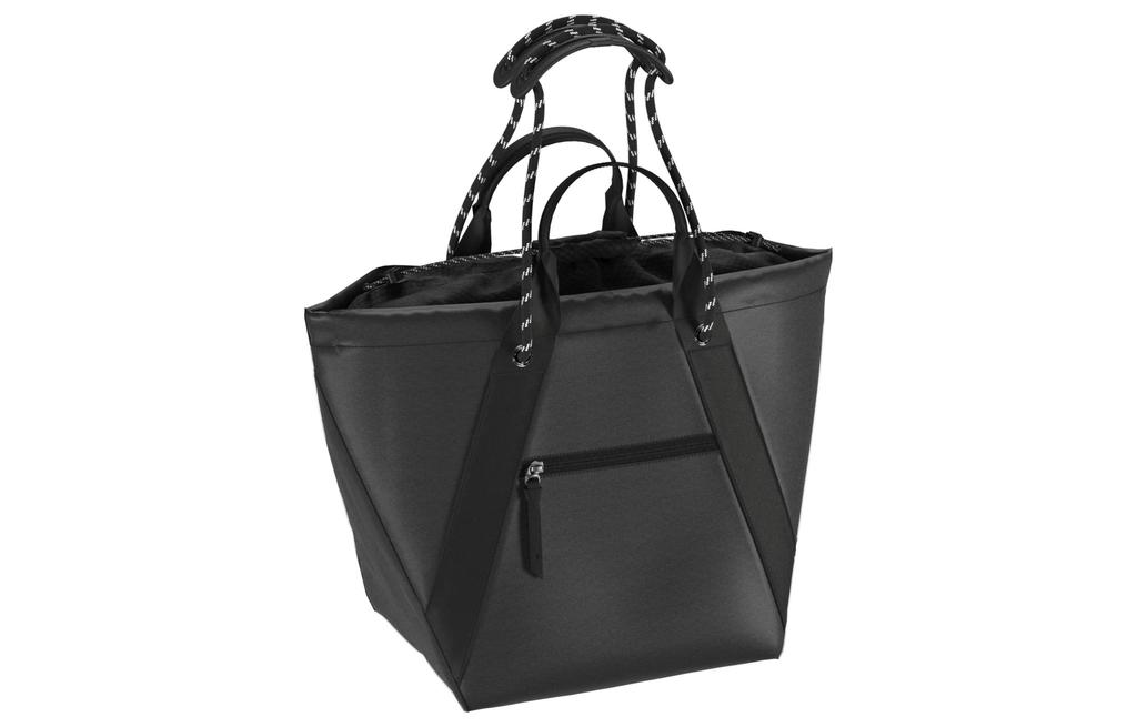 Adidas Polyester Tote Bag, Shopping Bag, Shoulder Bag, Handbag Regular Unisex Black H64755