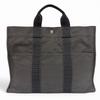 Ausgezeichnete Handtasche Her Line MM Serie Metall Canvas Tragetasche grau Damen Gebraucht