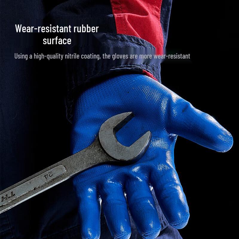 NHZHIW Nitrile Coated Work Gloves