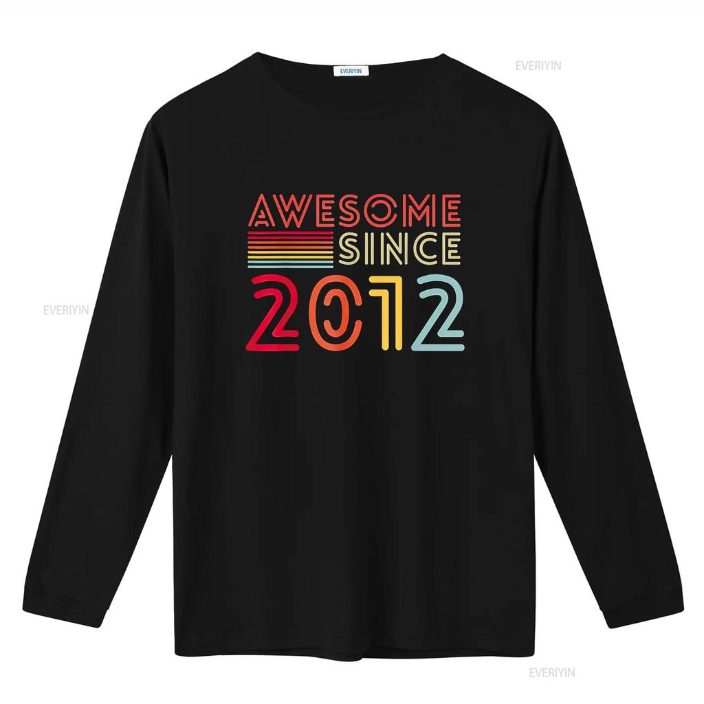 12yr BDay Son Boy Funny 2012 12th for 12 Year Old Birthday T Shirt vintage Washed Stylish Stretched Slightly streetwear graphic
