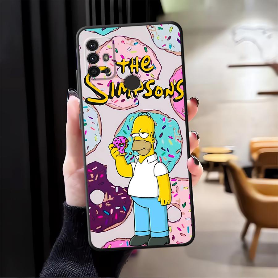 S-simpsons Donut Funda Phone Cover Case for Moto S30 Pro Edge 20 30 X30 Pro