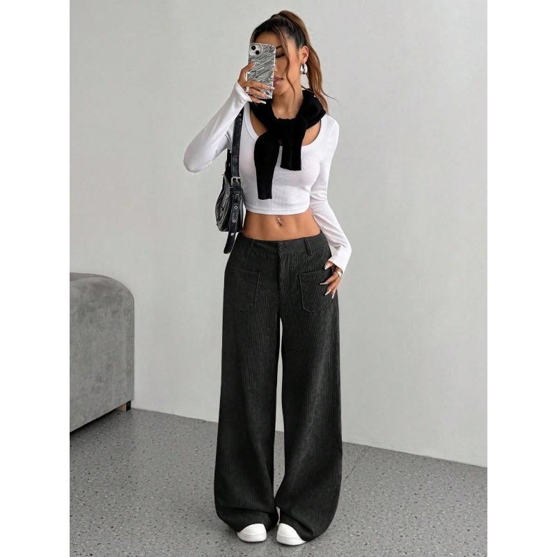 New Loose, Casual and Fashionable Autumn and Winter Pants with A Slimming Drape for Women