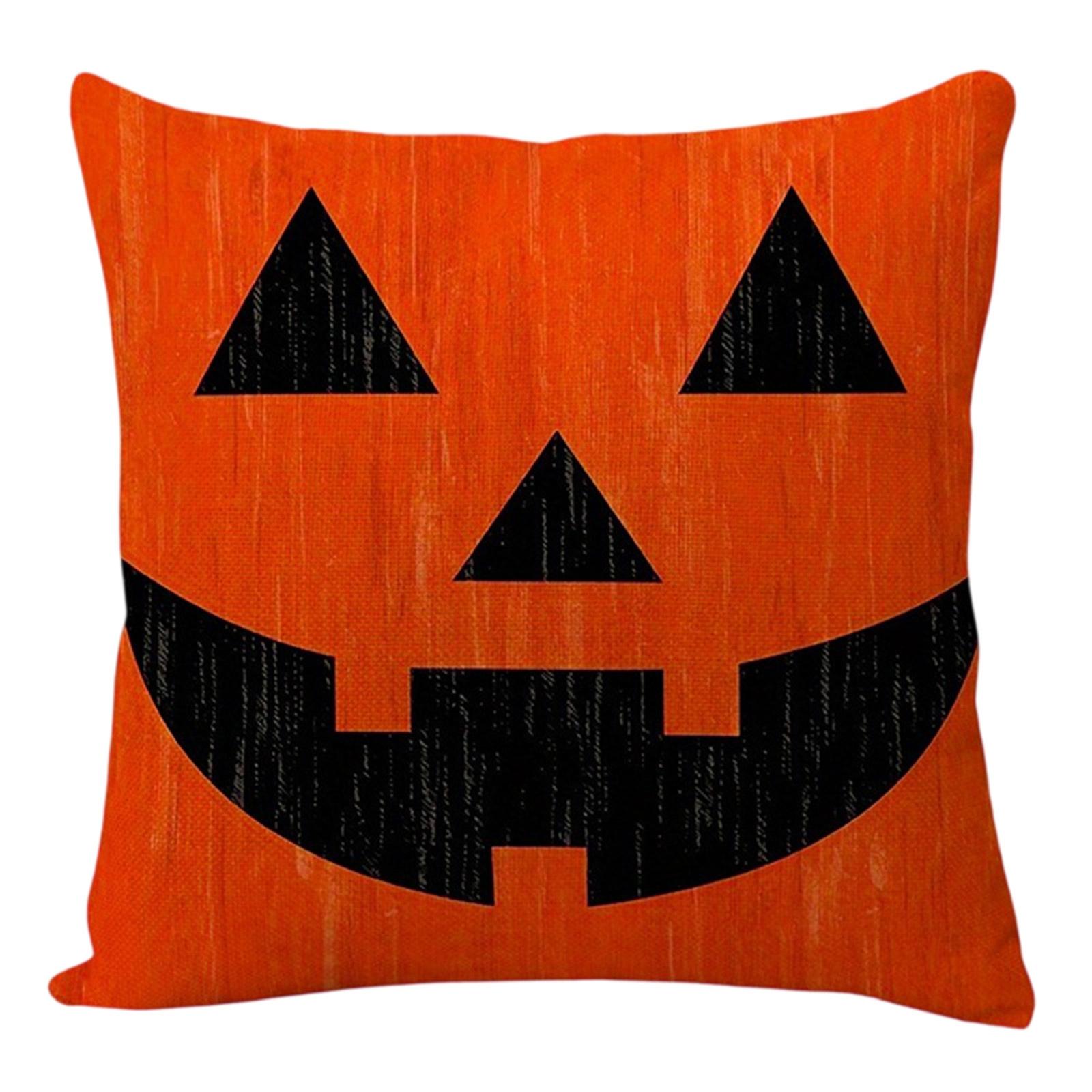 Halloween Funny Decorative Pillowcase, Living Room, Bedroom, Sofa, Bedside, Car Cushion Cover. One Size