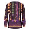 Damenmode Bedrucktes Langarm Locker Rundhals Sweatshirt Top