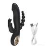 Powerful Thrusting Rabbit Vibrator for Women 3 In 1 Nipple Clitoris Stimulator G Spot  Dildo Massager Sex Toys for Adults Goods
