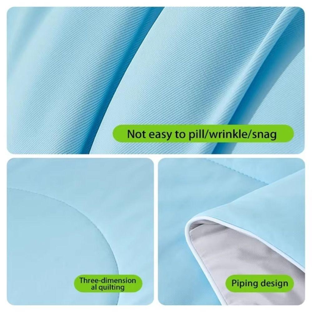 Double Sided Cooling Blanket Breathable Cool Duvet Air Condition Comforter Bedroom Use
