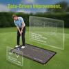 Foldable Putting Practice Mat Microfiber Golf Club Towel Golf Practice Aid  Indoor Outdoor Practice