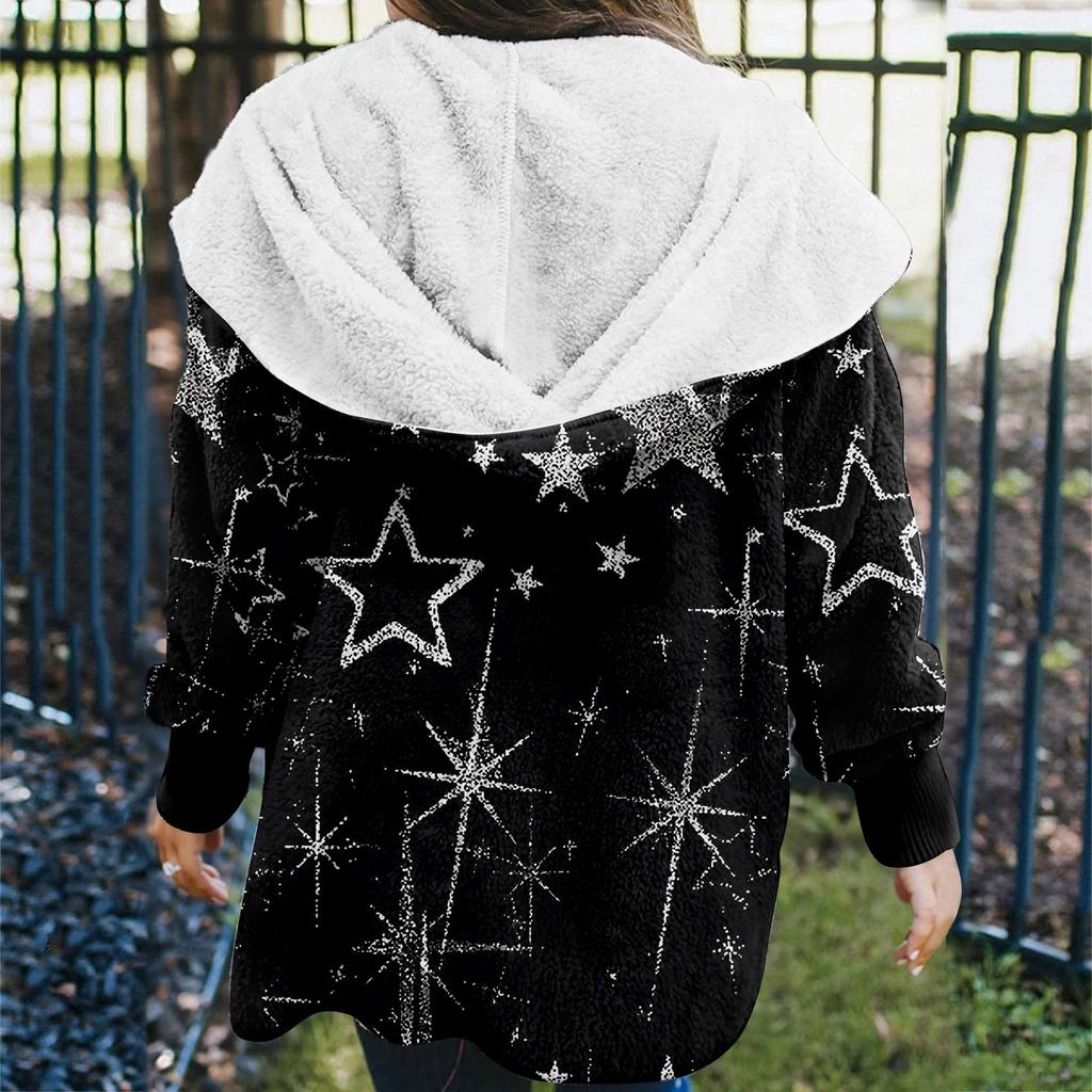 Mode Frauen Langarm Stricken Und Winter Strickjacke Pullover Einfarbig Mantel