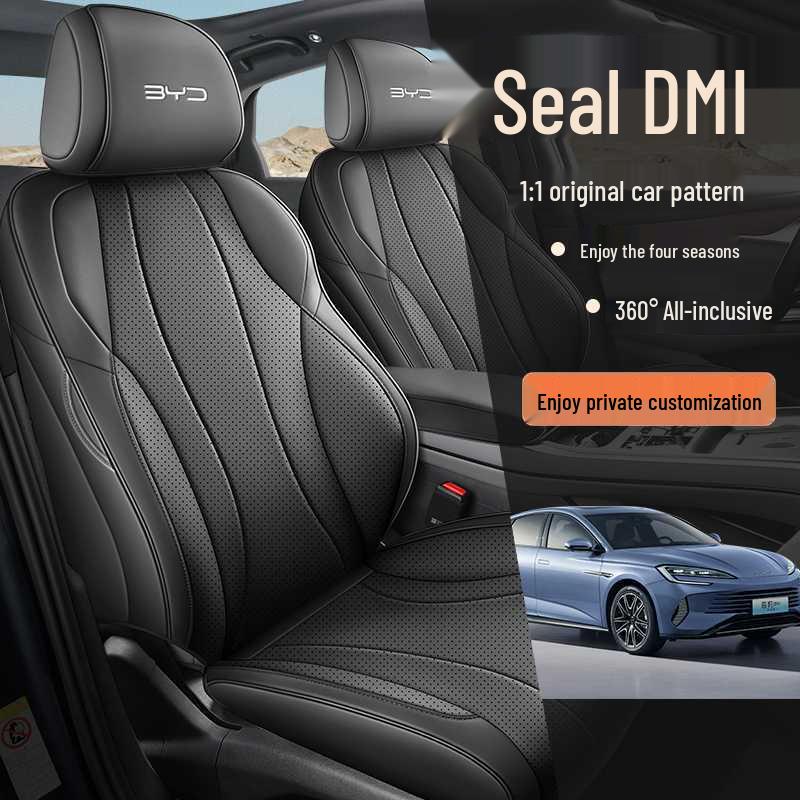 BYD Seal DMI Leather Seat Covers: Universal, Full Coverage & All-Season