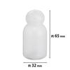 Kai Corporation Cosmetic Milky Transparent Travel YOU TIME 1 piece Bottle, White, 30ml, Container, Bottle, (for shampoo, conditioner, etc.)