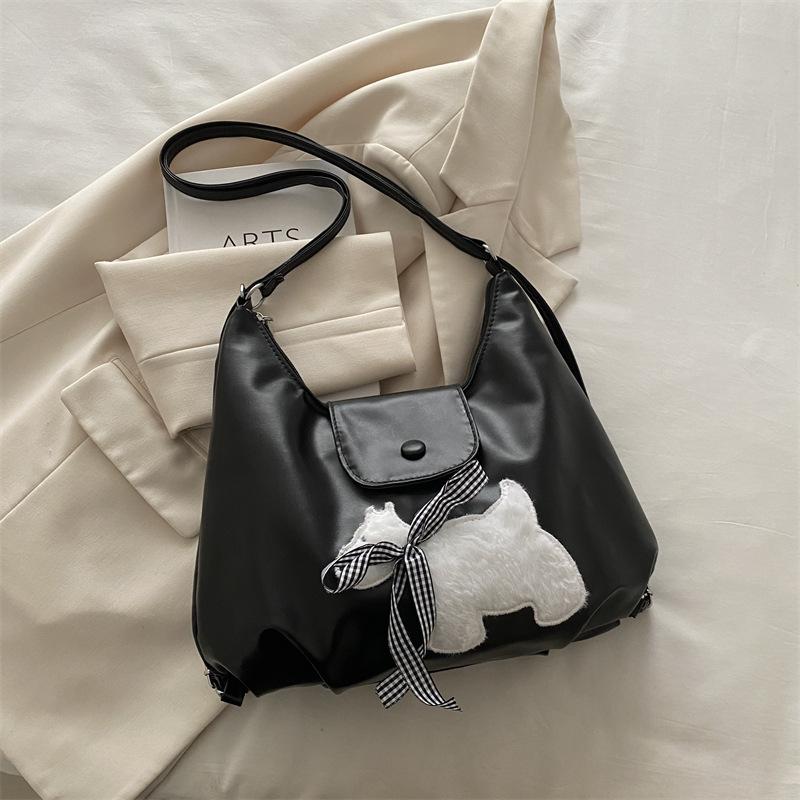 

Leisure commuting large-capacity women s backpack 2025 new autumn simple niche design beautiful shoulder messenger bag