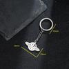 Stainless Steel Saturn Keychain Pendant - Fashionable Space-Inspired Accessory