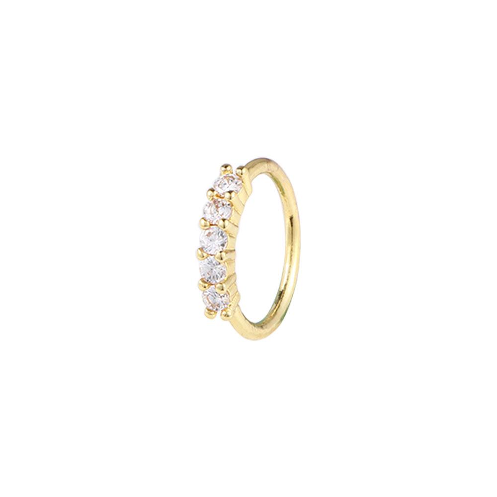 Accessories Cartilage Tragus Crystal Rhinestone Piercing Jewelry Nose Ring Ear Stud Ear Hoop