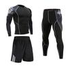 Men's Quick-Dry Long Sleeve Sports Set - Fitness & Basketball Training Suit
