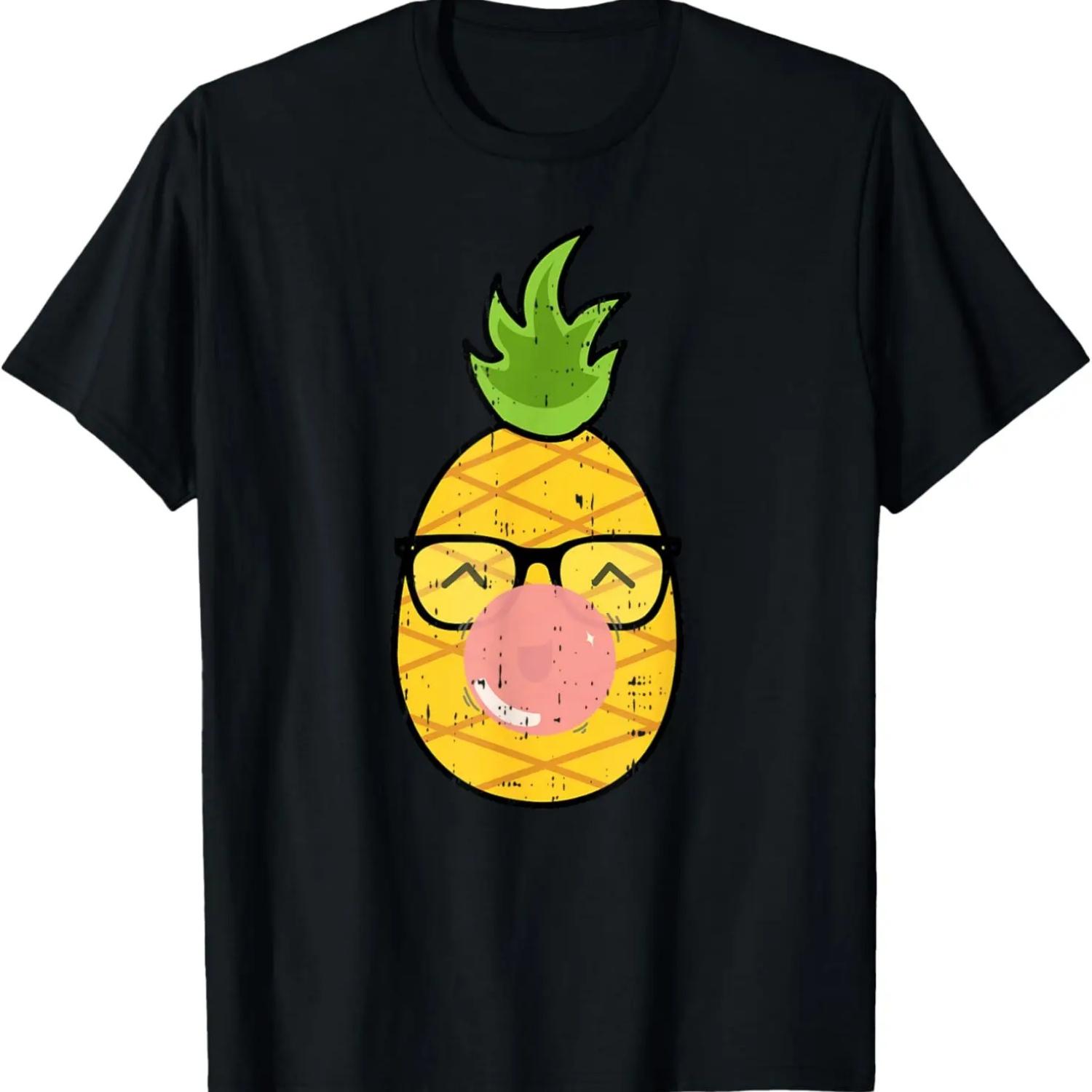 Bubblegum Pineapple Cute Funny Food Halloween Gift Idea T-Shirt S