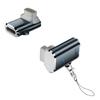 Magnetic Charging Adapter Type C To 3 Pin Secure Connection LED Indicator 3 Color Variants Portable Keyring Accessory