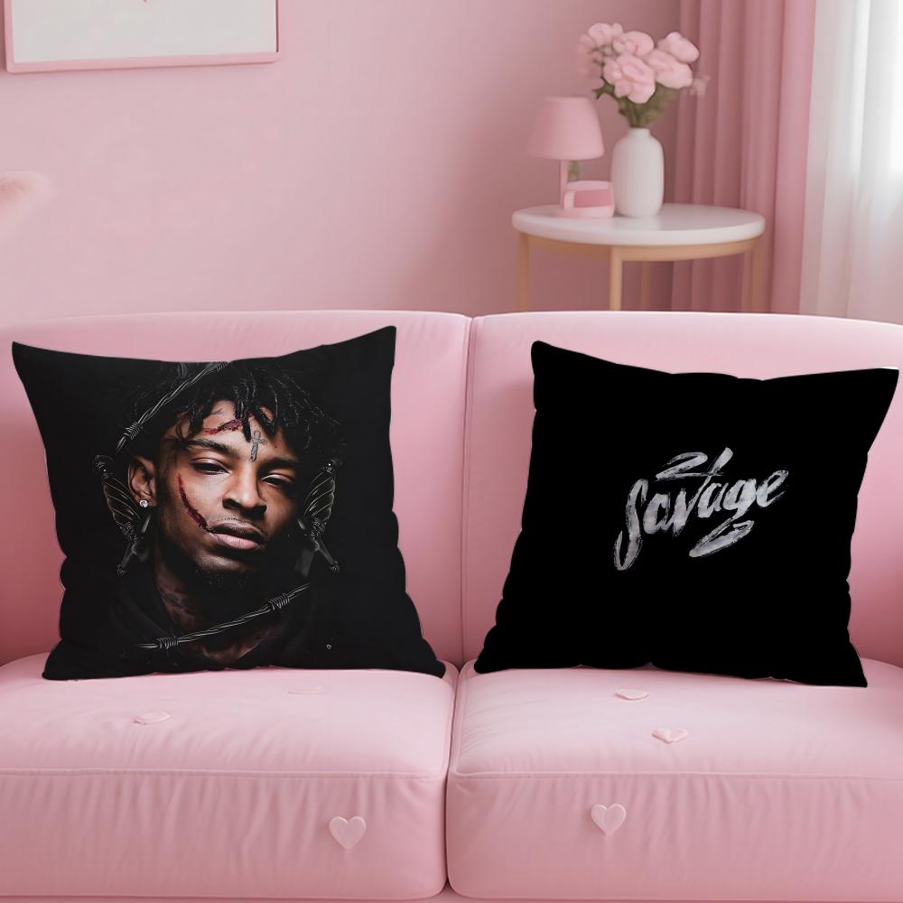Hot 221 Savageing Cushion Cover Soft EasyWash Pillow Case Versatile for Couch Bed Travel and Office