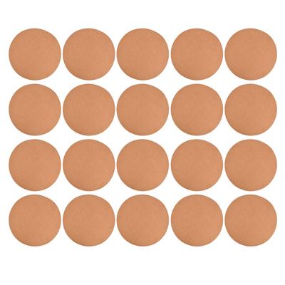 20pcs Round Cardboards Thicken Tensile Kraft Paper Circle Canvas Board for Painting Graffiti