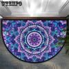 Home Semi Circle Carpet Home Door Decoration Floor Mat Kitchen and Bathroom Floor Mat