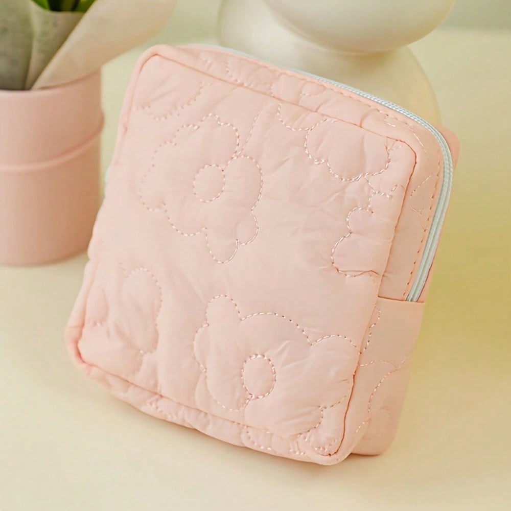 1 Stück Bonbonfarbene Hygienebinden-Aufbewahrungstasche, Tragbare Menstruationsbinden-Tasche, Tasche für monatliche Ereignisse, Taschengeld-Börse, Tragetasche für Mädchen