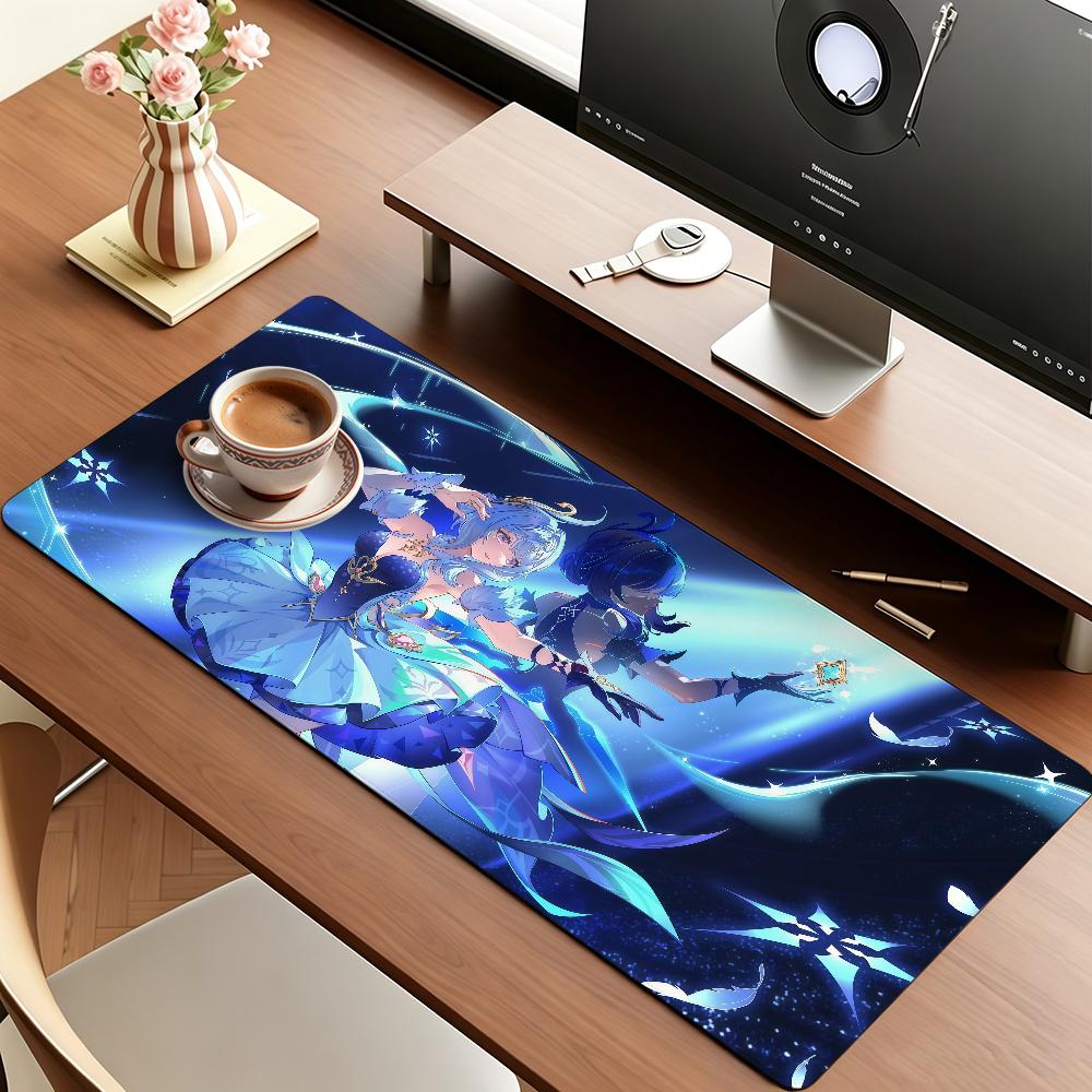 Genshin Impact Odette Mouse Pad Square Office Gaming Desk Mat Waterproof Non-Slip Rubber Decorative