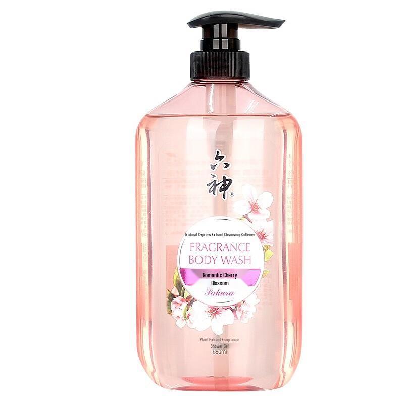 Liùshén Romantic Cherry Blossom Shower Gel 680ml