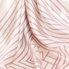 2024 Summer Korean Fashion Striped Satin Shawl for Women - Faux Silk Decorative Scarf FJ024