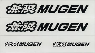 Mugen Aufkleber A Schwarz [Größe: S] 90000-YZ5-310A-K2
