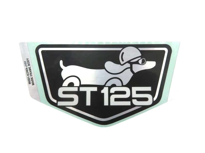 

Genuine Honda DAX125 ST125 Ducks 125 Mark Logo Sticker Dog Mark красный