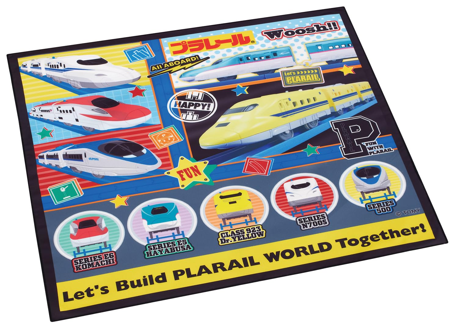 

Skater Lunch Plarail Children s Cloth, 43x43cm, 26, Boys , KB4SN-A