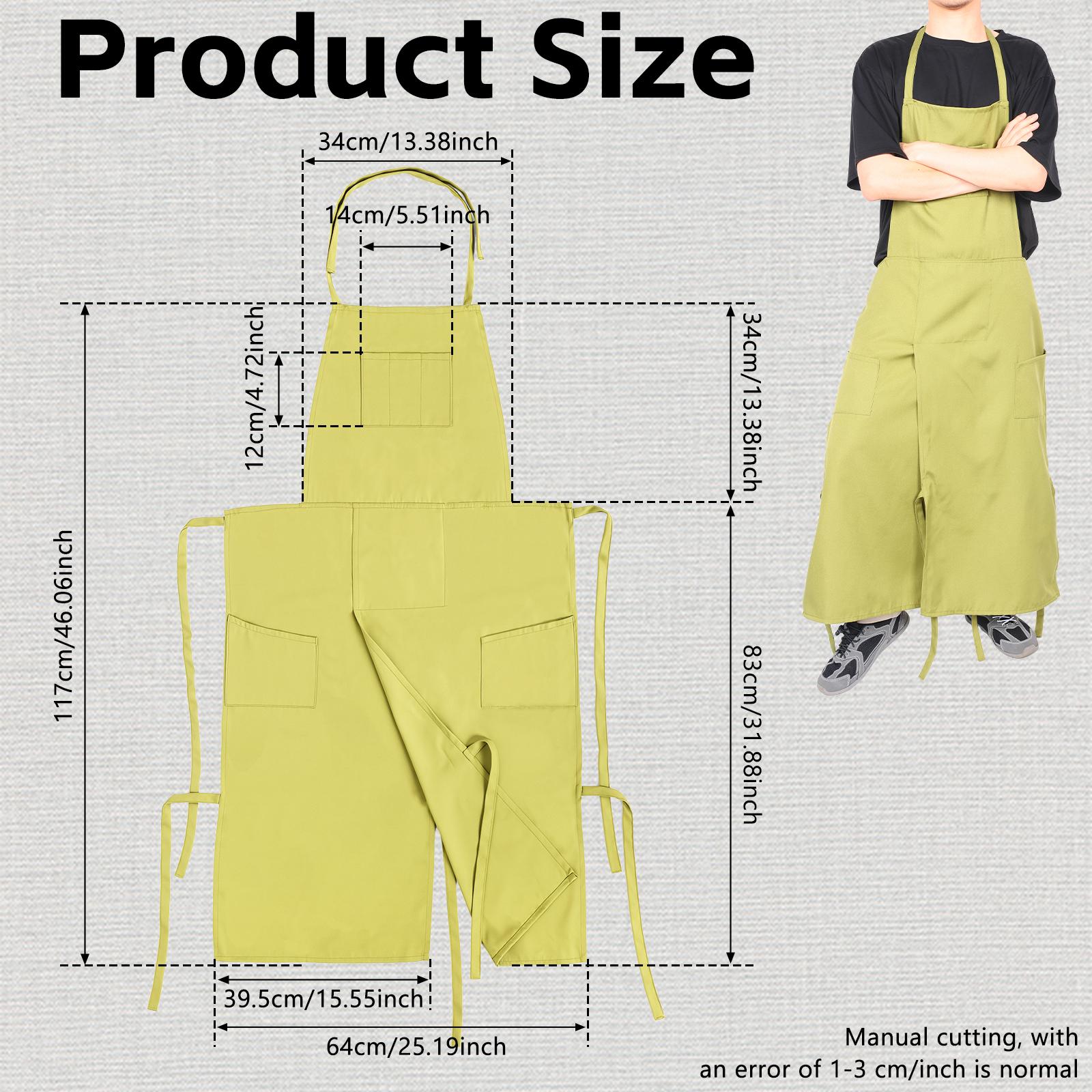 Split Leg Pottery Apron with Multi
