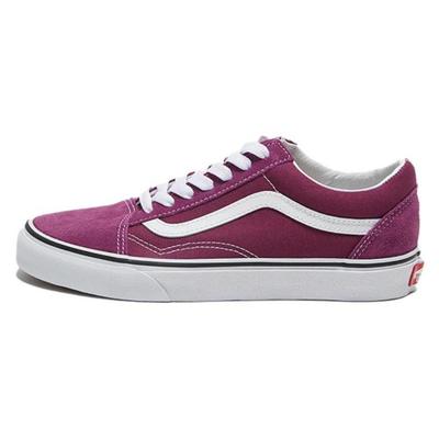 Old Skool Abrasion Resistant Abrasion Resistant Low Top Skateboard Shoes Unisex Purple VN0005UFDRV