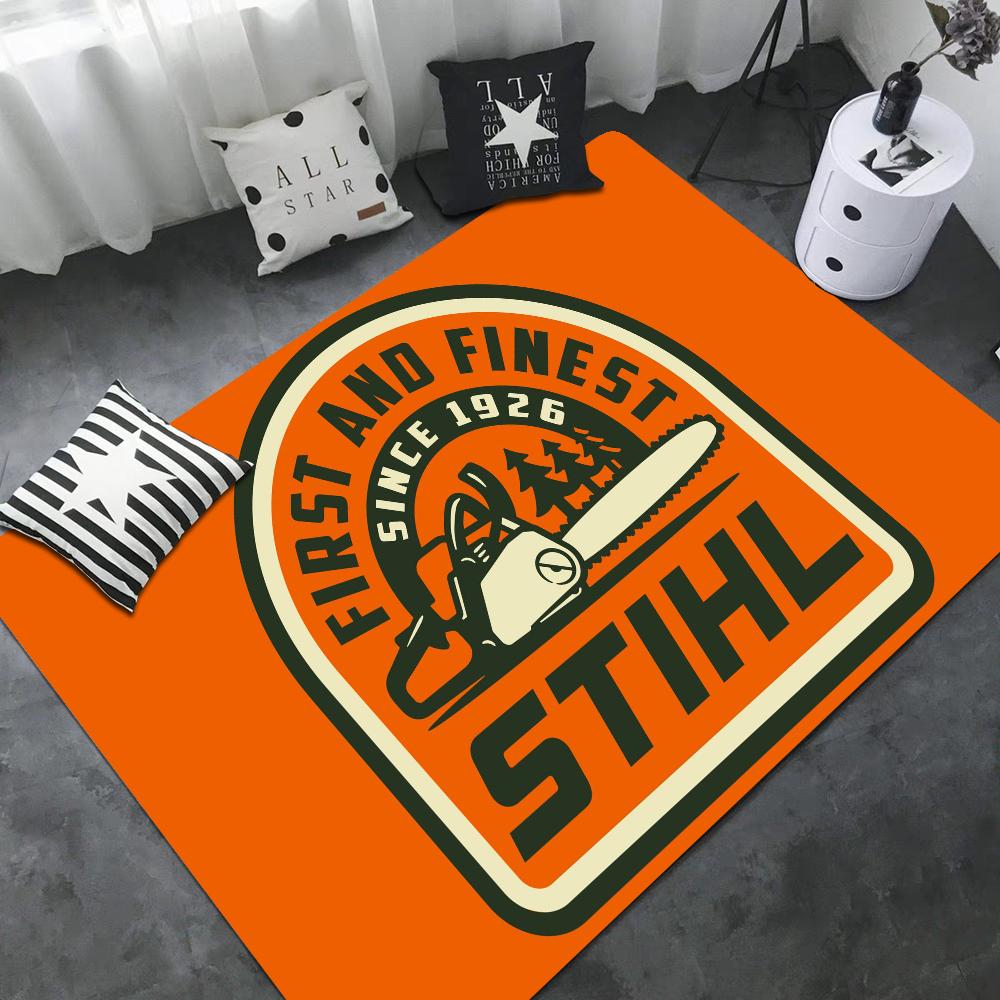 

Килимок придверний з логотипом Stihl, дитяча кімната, прикраса спальні, балконний протиковзкий килимок, побутові килими для вітальні 60*90cm