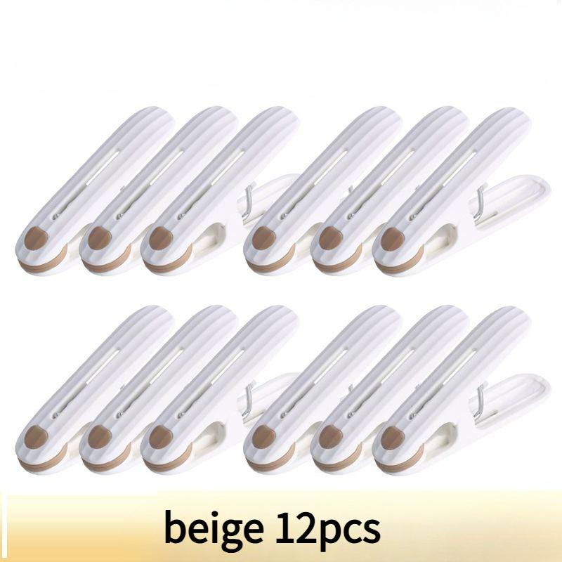 

12pcs Heavy-Duty Plastic Clothespins- Non-Slip Grip,Laundry Pins for Drying,Washing,Bed Sheets,Socks,Towels-Durable Clips