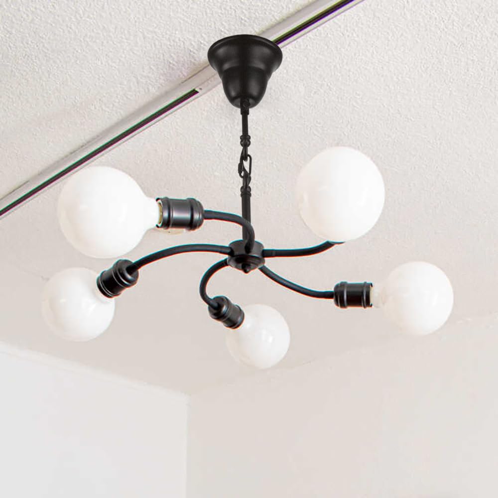 

Stylish 5-Light LED Pendant Light with Moving Arms, Perfect for Dining Rooms, Living Rooms, and Bedrooms (6-8 tatami mats). Bulbs sold separately.