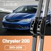 2pcs Front Windshield Windscreen Wiper Blades Carbon Fibre Wipers For Chrysler 200 2011-2018 2012 2013 2014 2015 2016 2017