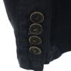 DRIES VAN NOTEN Linen Blend Drivers Jacket 48 Navy Men's Used