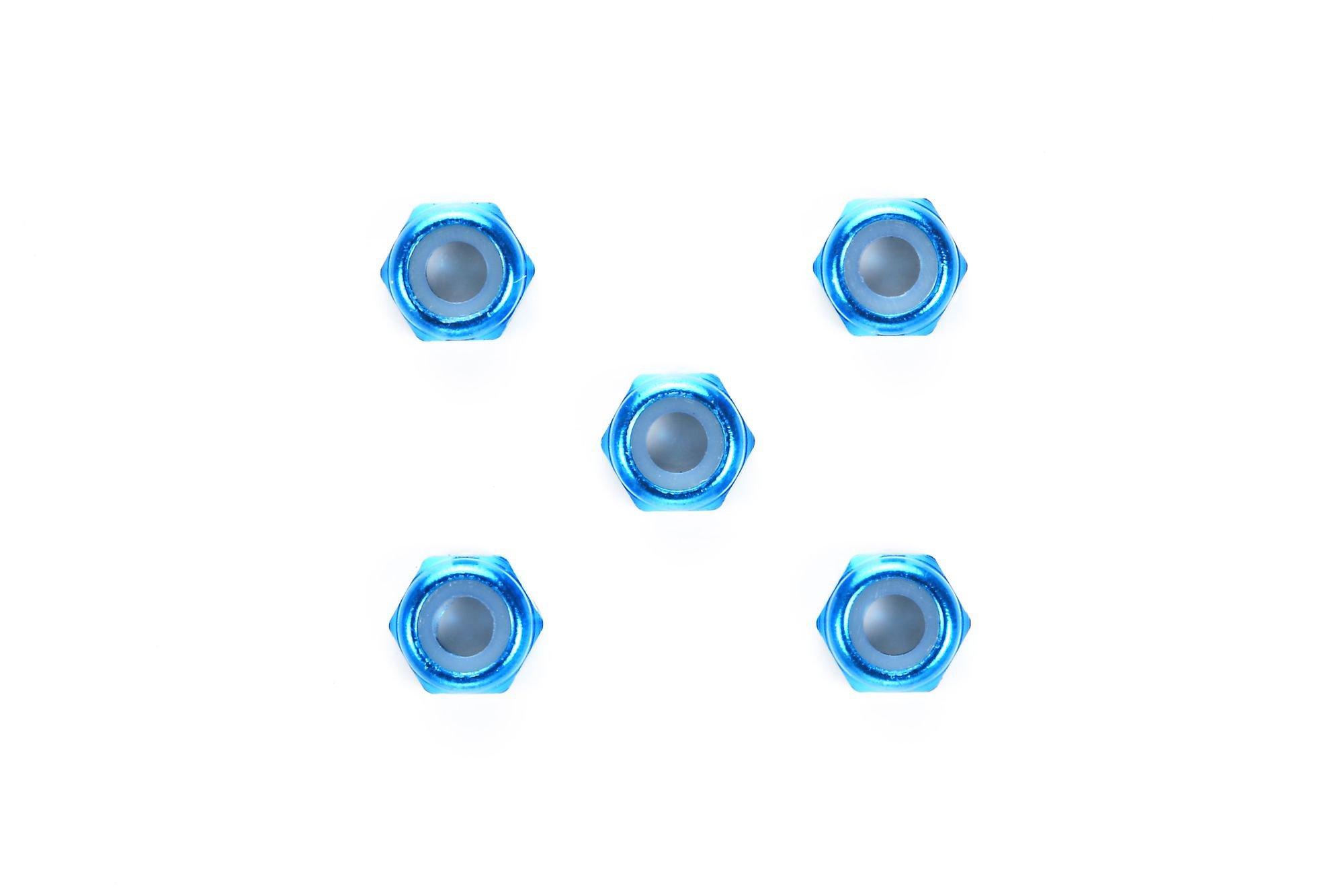 

Tamiya Hop Up Options 3mm aluminum thin lock nut 5 54155 OP.1155 (blue, pieces)
