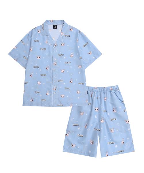 

[Odd Studio] Набор пижам Koromon из Digimon Adventure [Отправка из Кореи] 100% Оригинал Sky Blue - M